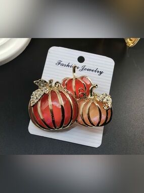 Fashion Jewelry Pumpkin Brooch